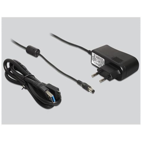 62431, USB 3.0 (3.1 Gen 1) Type-A, IEEE 802.3, IEEE 802.3ab, IEEE 802.3az, IEEE 802.3u, IEEE 802.3x, LAN, Potenza, Nero, Bianco, USB, Windows XP / XP-64 / Vista / Vista-64/7/7-64/8/8-64 - Foto 1